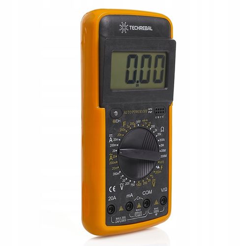 MULTIMETR MIERNIK NAPIĘCIA PRĄDU TECHREBAL DT9205A na Arena.pl
