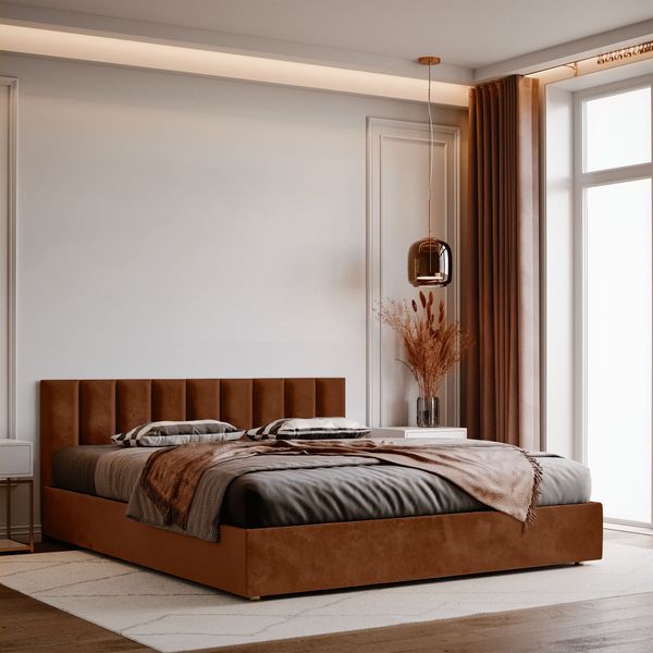 Panel Tapicerowany Ścienny Miodowy 60cm x 15cm zdjęcie 4