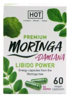 hot bio moringa libido caps 60 kapsułek - suplement dla kobiet, wegański
