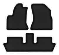 Dywaniki welurowe Citroen C4 Grand Picasso 2006-2013 czarne 3 szt.