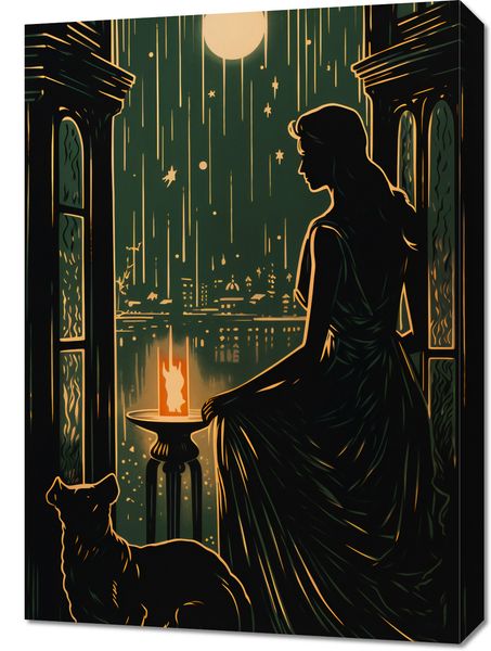 Obraz 50x70cm Nocne Szeptanie zdjęcie 1