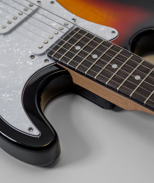 Gitara elektryczna Preston ST-10 VS Sunburst Combo 15W Pokrowiec ZESTAW zdjęcie 10