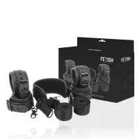 fetish submissive zestaw pozycyjny 4 kajdanki neopren regulowany