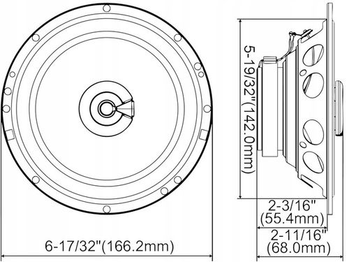 JBL Stage2 65F | 6.5" 480W | 16,5 cm / 165 mm Głośniki Samochodowe na Arena.pl