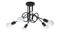 LAMPA Sufitowa Typu PAJĄK wisząca Żyrandol młodzieżowy 5 Ramion E27