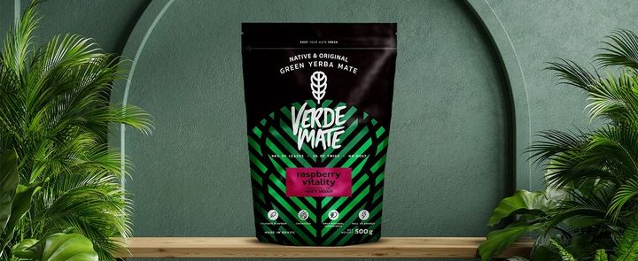 Yerba Verde Mate Green Raspberry Vitality 0,5kg zdjęcie 4