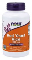 NOW FOODS Red Yeast Rice 600 mg (120 kaps.)