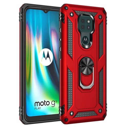 Spacecase Ring Nx Moto G9 Play/E7 Plus Czerwony na Arena.pl