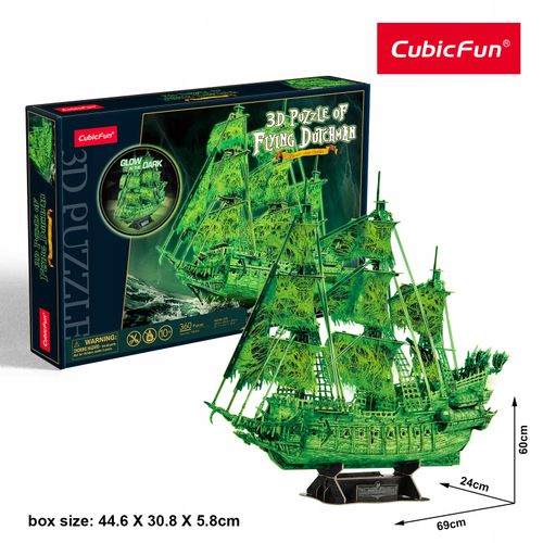 Puzzle 3D Latający Holender na Arena.pl