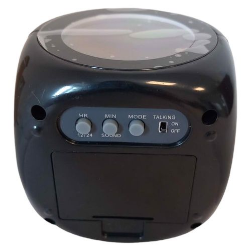 Budzik zegar z projektorem LED czarny na Arena.pl