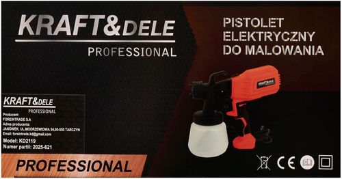 Pistolet do malowania 650W KD2119 na Arena.pl