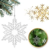 zestaw zawieszek płatki śniegu transparentne śnieżynki