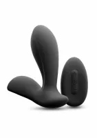 renegade rain prostate plug silikonowy masażer z pilotem, czarny