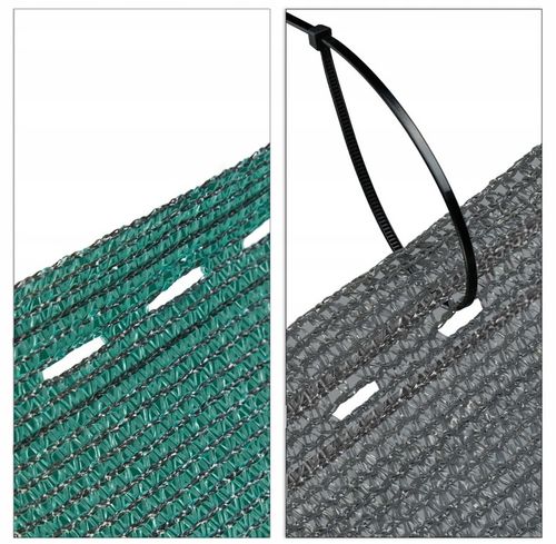 SIATKA CIENIUJĄCA 62% MATA OSŁONOWA MASKUJĄCA NA PŁOT OGRODZENIE 1x50m UV na Arena.pl