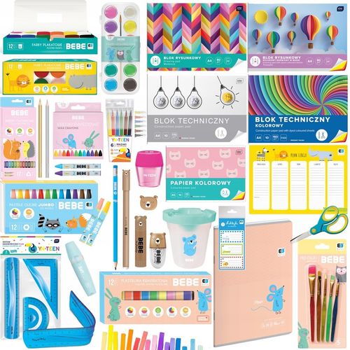 BEBE INTERDRUK DUŻA WYPRAWKA ZESTAW DO SZKOŁY XXL 1-3 + GRATIS 26 ELEMENTÓW na Arena.pl