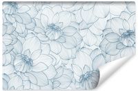 Fototapeta Do Sypialni KWIATY Dalii Natura Styl Glamour 135cm x 90cm