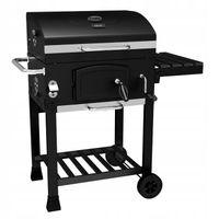 GRILL WĘGLOWY OGRODOWY Koler Ember ch1 RUSZT Z POKRYWĄ POPIELNIK +TERMOMETR