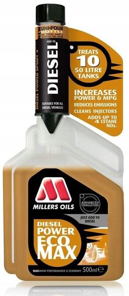 DODATEK DIESEL POWER ECOMAX 500ML MILLERS zdjęcie 1