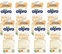ALPRO WANILIA 8x 1L Mleko Sojowe Napój Bez laktozy Vanilla - Zestaw 8 szt