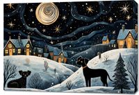 Obraz 100x70cm Nocny Psi Patrol