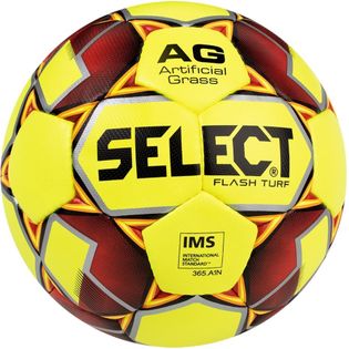 Piłka Nożna Select Flash Turf 5 2019 IMS żółto czerwono szara 14991 5