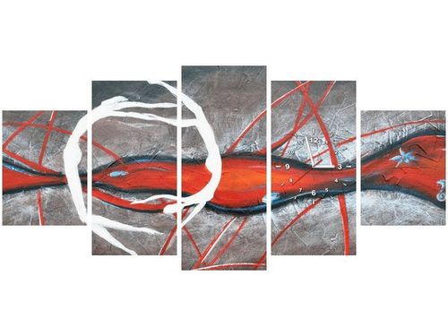 70CM 150CM ZEGAR 5 ELEM TANIEC TONI DRUK OBRAZ na Arena.pl