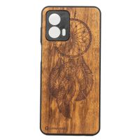 drewniane etui bewood motorola g73 5g łapacz snów imbuia