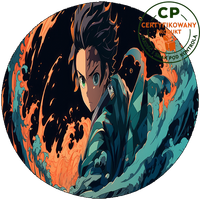 Opłatek waflowy na tort - Demon Slayer - Miecz zabójcy demonów