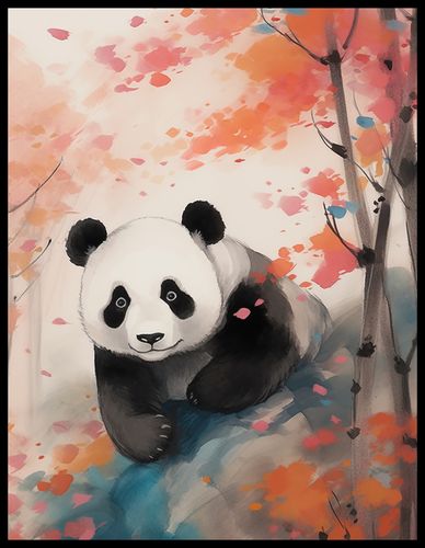 Plakat 50x65cm Panda wśród Klonów na Arena.pl