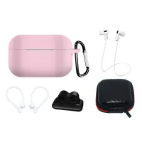 zestaw silikonowe etui airpods pro 2 / airpods pro 1 + futerał /