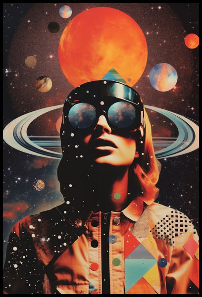 Plakat 68x101cm Kosmiczne Wizje zdjęcie 2