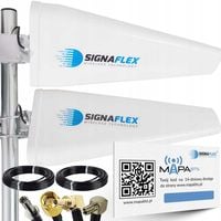 MOCNA ANTENA DUAL 3G 4G LTE SIGNAFLEX T1 40dBi ZTE HUAWEI