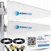 MOCNA ANTENA DUAL 3G 4G LTE SIGNAFLEX T1 40dBi ZTE HUAWEI