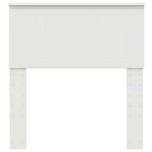 Zagłówek Z zagłówkiem Biały 80 cm Materiał drewnopochodny na Arena.pl