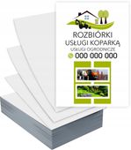Ulotki A4 5000 sztuk firmowe reklamowe ROZBIÓRKI USŁUGI + PROJEKT GRATIS