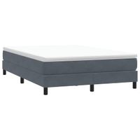 Łóżko typu Box Spring bez materaca Ciemnoszary 160x210 cm