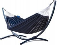 POTENZA Stelaż GRANDE PREMIUM + Hamak ROMA XL Grey Kokon