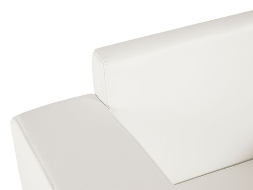 Fotel skórzany biały HELSINKI na Arena.pl