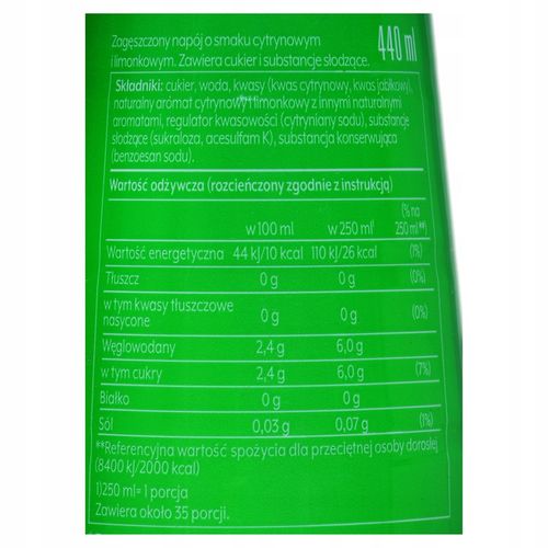 Syrop koncentrat do wody Soda Stream 7up 440 ml na Arena.pl