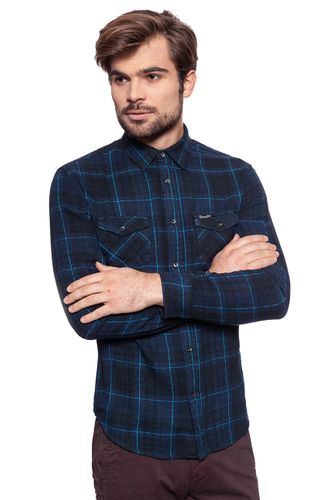 KOSZULA WRANGLER L/S 2PKT MODERN WEST PEACOAT W5970NX49 S na Arena.pl