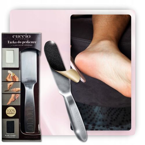 Tarka do stóp z wymiennymi wkładami CUCCIO metalowa 30szt. na Arena.pl