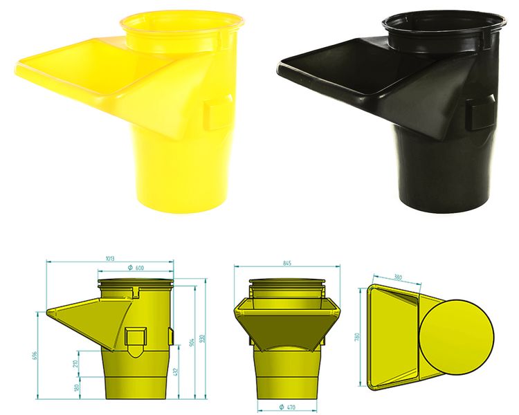 Zsyp do gruzu budowlany HIGHER zsypy 8 metrów zdjęcie 9