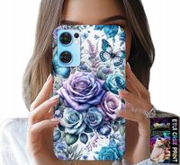 ETUI DO OPPO RENO7 5G - KWIECISTE WZORY RÓŻEKWIATKI CASE + SZKŁO