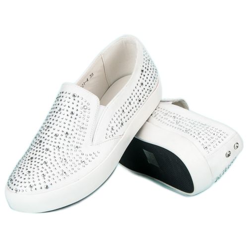 Białe trampki slipony r.39 na Arena.pl