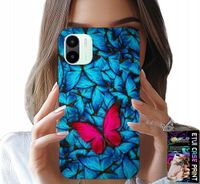 ETUI DO XIAOMI REDMI A2 - NIEBIESKIE MOTYLKI, MOTYL, KOBIECE WZORY