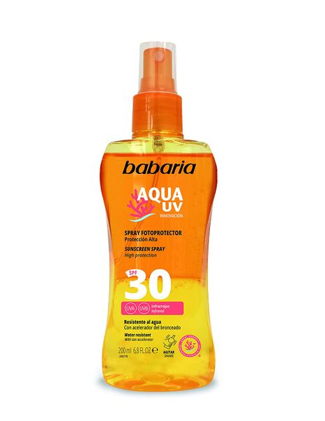 Babaria Aqua Uv Spray Do Opalania SPF30 zdjęcie 1