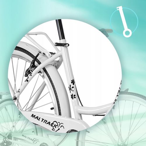 ROWER MIEJSKI DAMSKI 28'' DAMKA WIKLINOWY KOSZYK KOSZ 6 PRZERZUTKI SHIMANO na Arena.pl