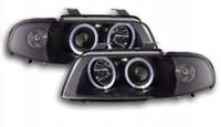 LAMPY REFLEKTORY SOCZEWKOWE DO AUDI A4 OD 1994 DO 1998 Roku  BLACK NOWE .