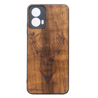 Drewniane Etui Bewood do Motorola G34 5G JELEŃ IMBUIA
