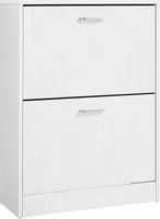 Szafka na buty biała regał półki do przedpokoju